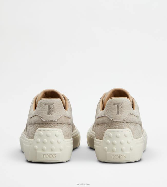 Tod\'s 8NXV846 off white muži tenisky z nubuku