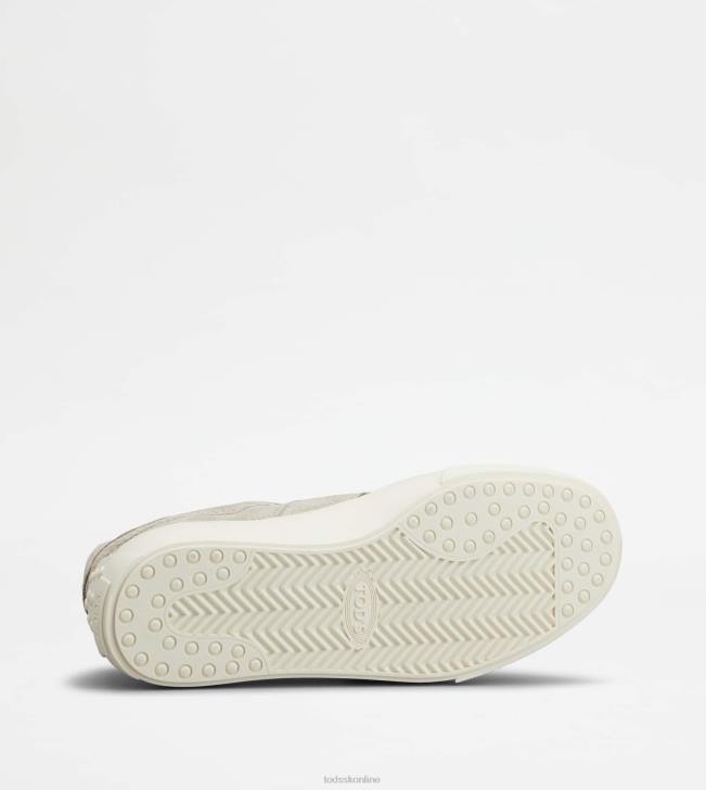 Tod\'s 8NXV846 off white muži tenisky z nubuku