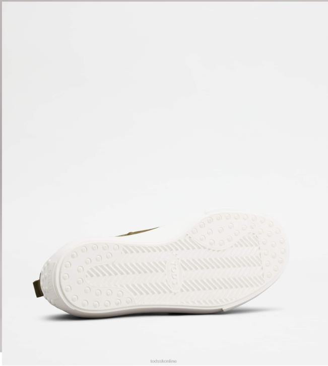 Tod\'s 8NXV848 zelená muži tenisky z látky a semišu