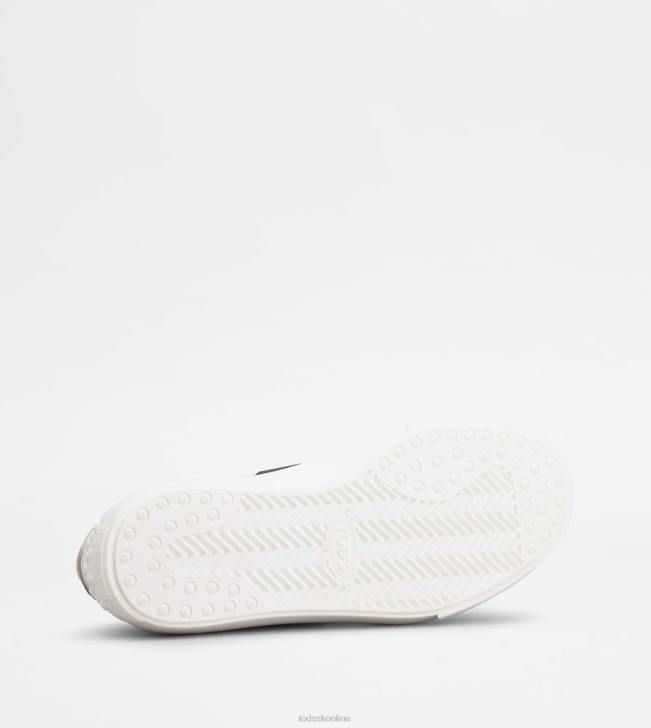 Tod\'s 8NXV850 biela/modrá/béžová muži tenisky z hladkej kože a semišu