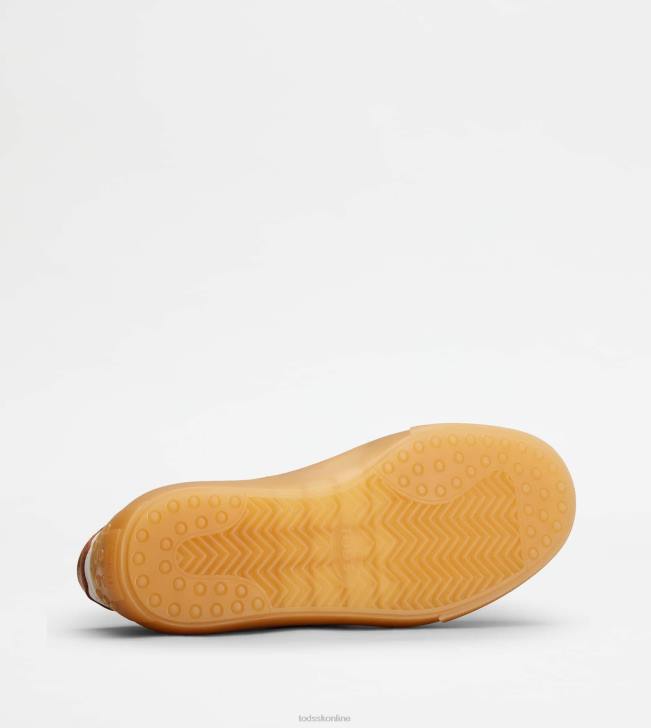 Tod\'s 8NXV854 biela/hnedá muži tenisky v koži