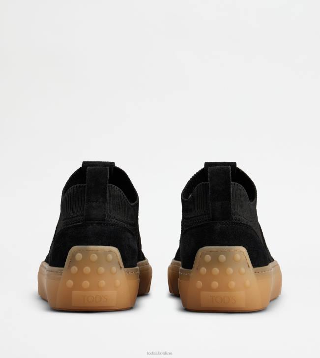 Tod\'s 8NXV862 čierna muži tenisky z látky a semišu