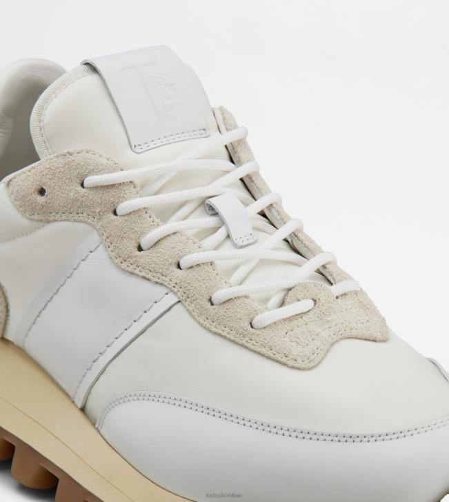 Tod\'s 8NXV863 biely muži tenisky 1t z kože a látky