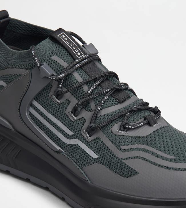 Tod\'s 8NXV872 šedá/zelená muži no_code j v technickej tkanine a koži
