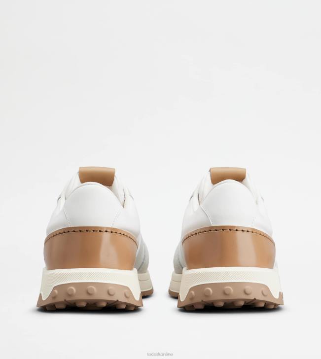Tod\'s 8NXV875 biely muži tenisky z kože a technickej tkaniny