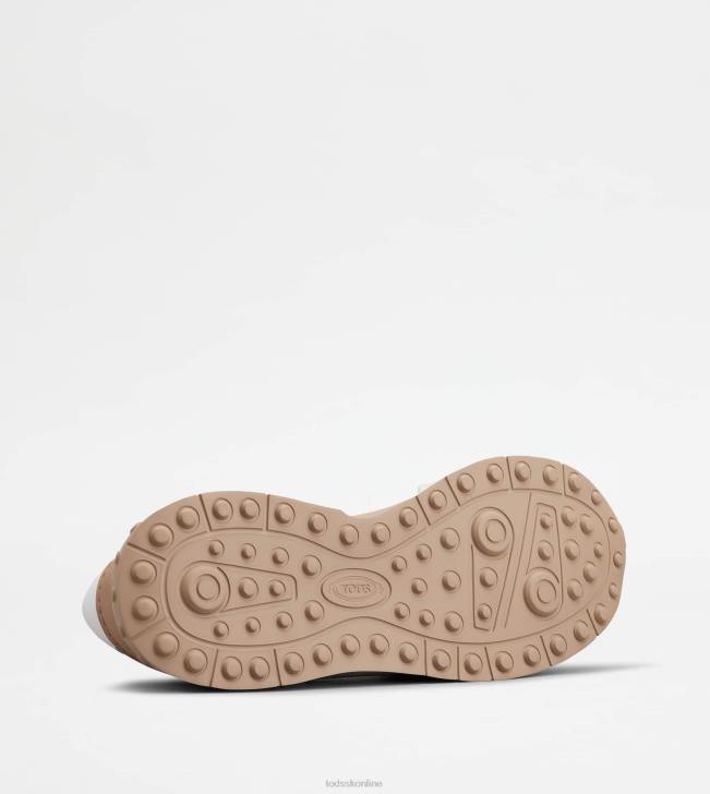 Tod\'s 8NXV875 biely muži tenisky z kože a technickej tkaniny