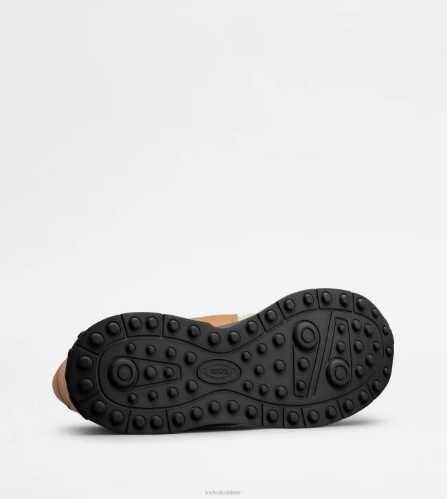 Tod\'s 8NXV876 hnedá muži tenisky z kože a technickej tkaniny