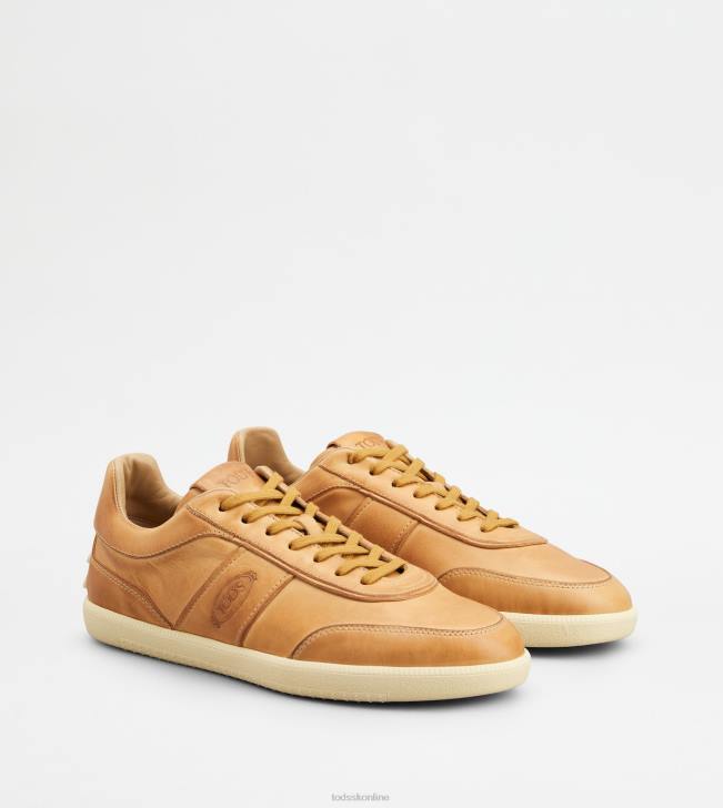 Tod\'s 8NXV884 hnedá muži kožené tenisky so záložkami