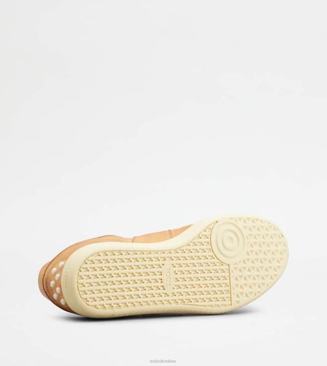 Tod\'s 8NXV884 hnedá muži kožené tenisky so záložkami