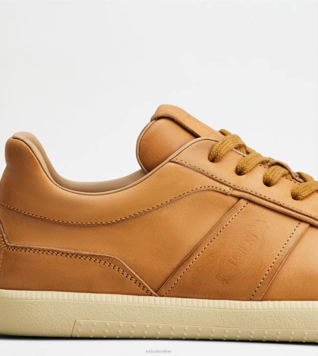 Tod\'s 8NXV884 hnedá muži kožené tenisky so záložkami