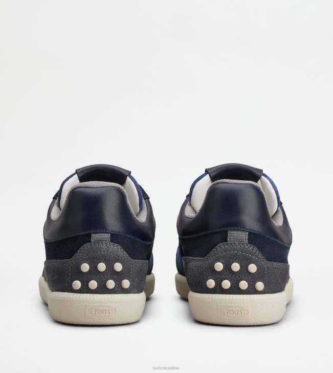 Tod\'s 8NXV889 modrá/čierna muži semišové tenisky