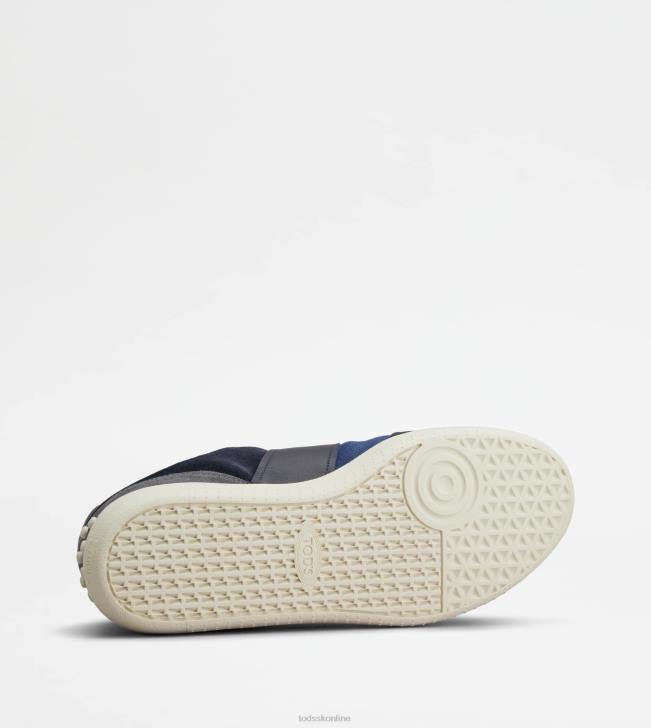 Tod\'s 8NXV889 modrá/čierna muži semišové tenisky