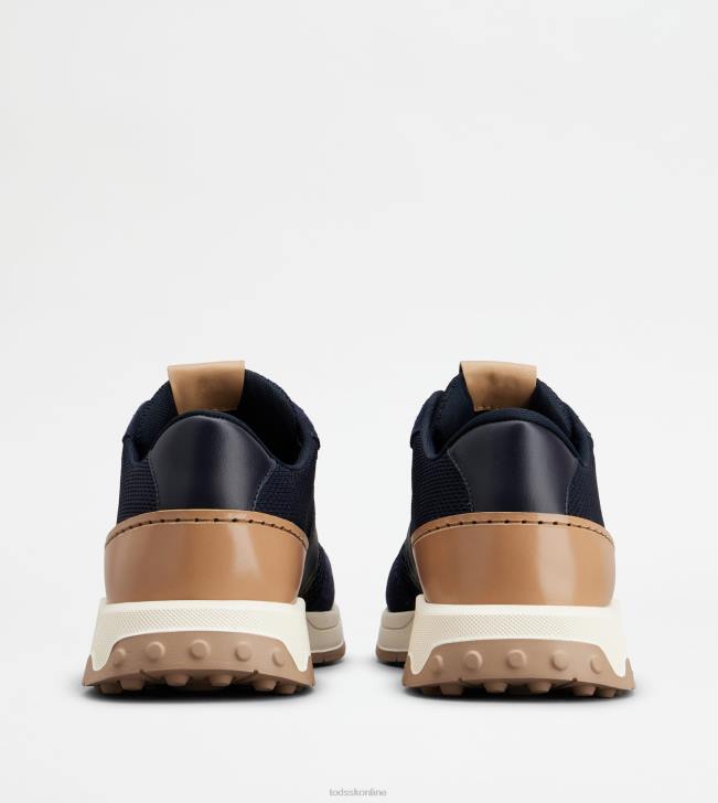 Tod\'s 8NXV891 Modrá muži tenisky v koži