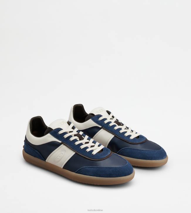 Tod\'s 8NXV892 modrá/biela muži semišové tenisky