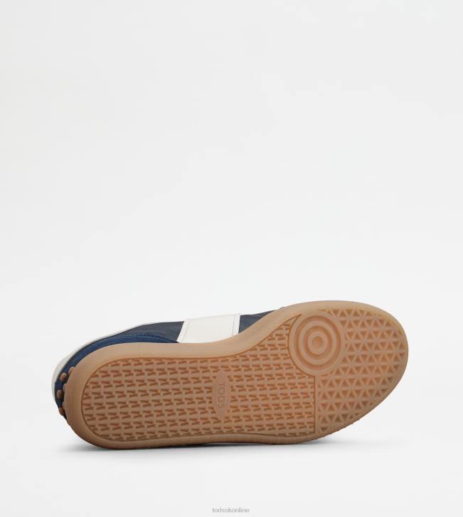 Tod\'s 8NXV892 modrá/biela muži semišové tenisky