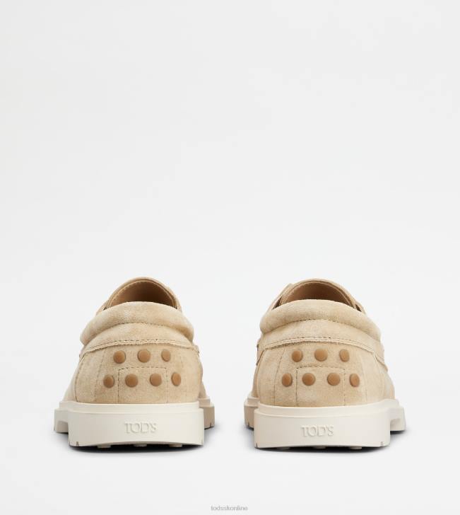 Tod\'s 8NXV816 béžová muži lodičky v semišovej farbe