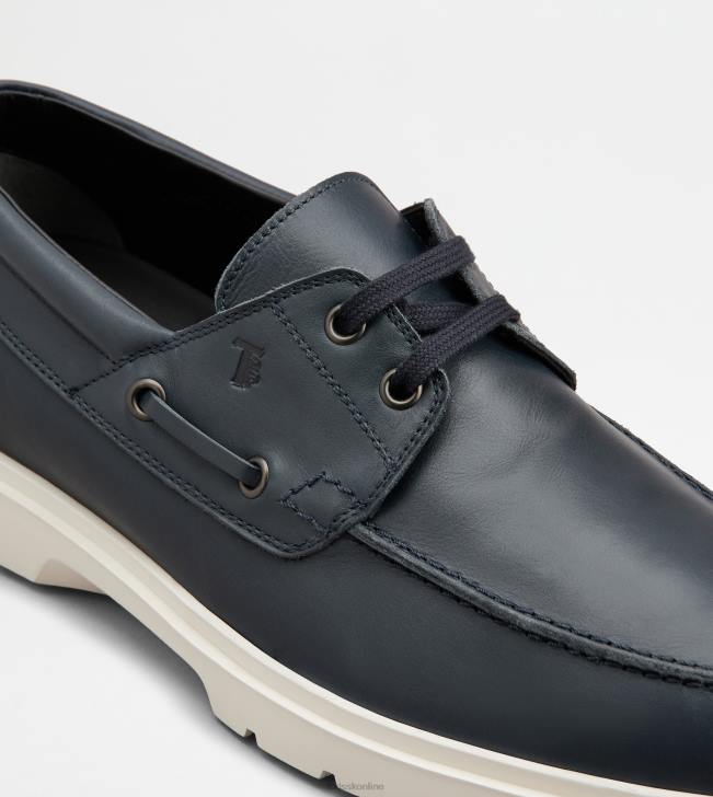 Tod\'s 8NXV817 Modrá muži lodné topánky v koži