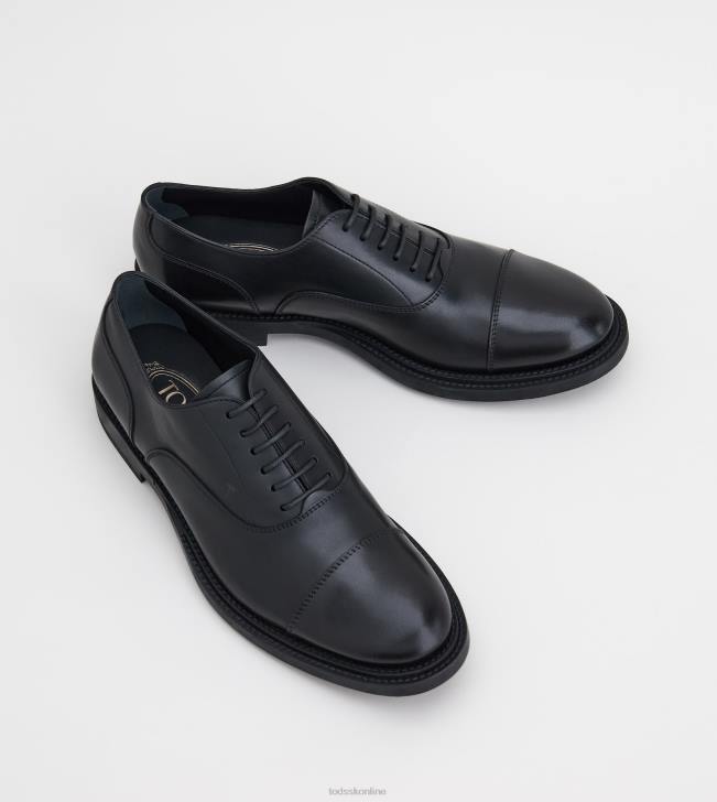 Tod\'s 8NXV822 čierna muži šnurovačky z kože