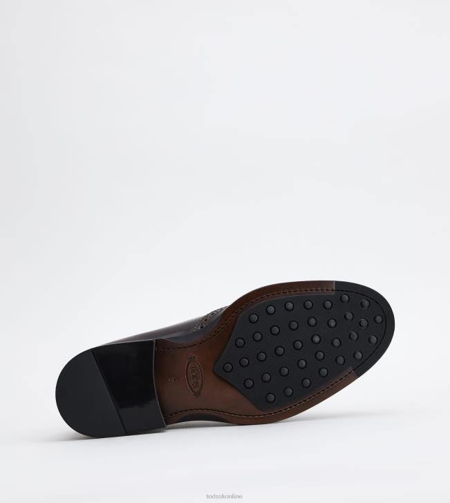 Tod\'s 8NXV824 hnedá muži šnurovačky z kože