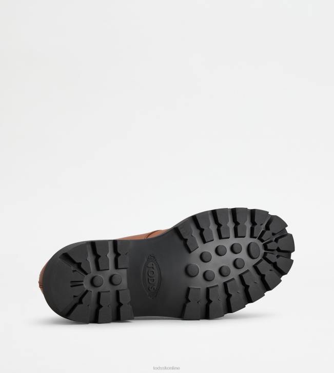 Tod\'s 8NXV829 hnedá muži šnurovačky v koži