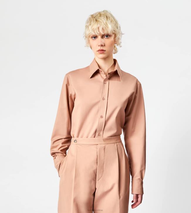 Tod\'s 8NXV549 béžová ženy tričko zo strečovej bavlny