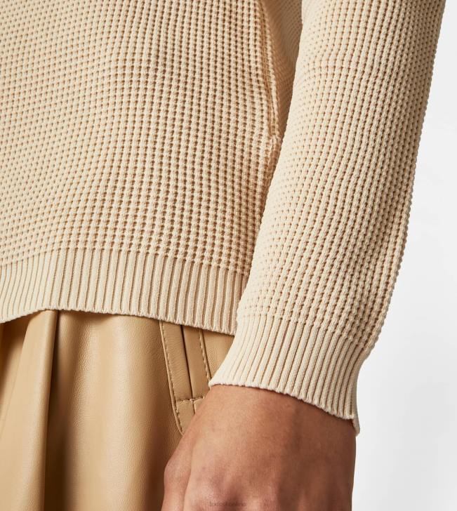 Tod\'s 8NXV576 béžová ženy polokošeľa z úpletu