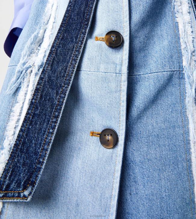 Tod\'s 8NXV591 modrá/svetlo modrá ženy sukňa z denimu