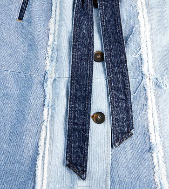 Tod\'s 8NXV591 modrá/svetlo modrá ženy sukňa z denimu
