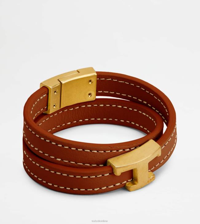Tod\'s 8NXV501 hnedá ženy náramok z kože