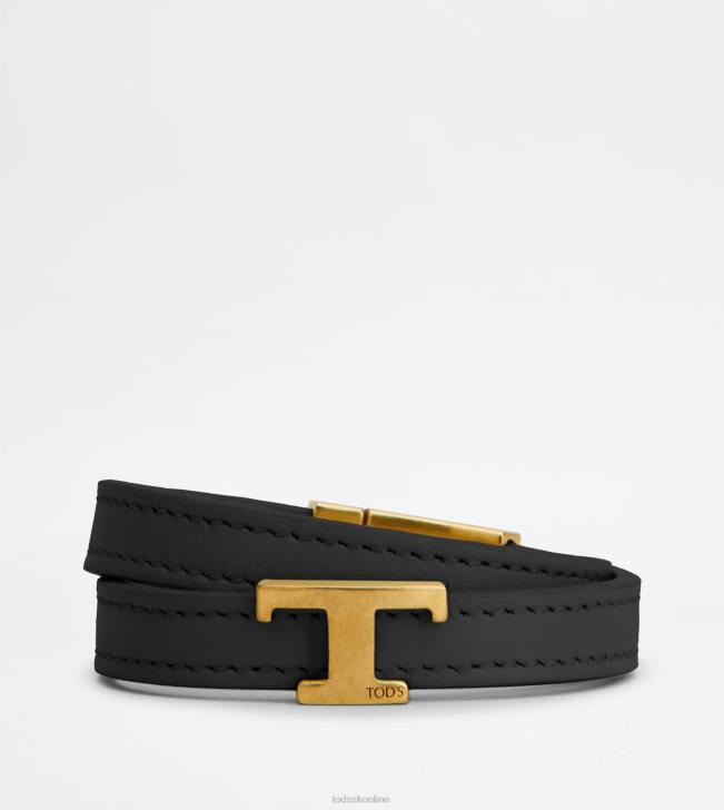 Tod's 8NXV502 čierna ženy náramok z kože