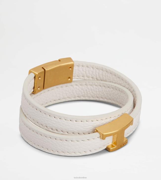 Tod\'s 8NXV519 biely ženy náramok z kože
