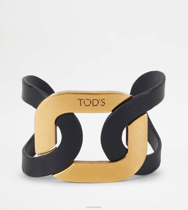 Tod's 8NXV520 zlatá/čierna ženy retiazkový náramok