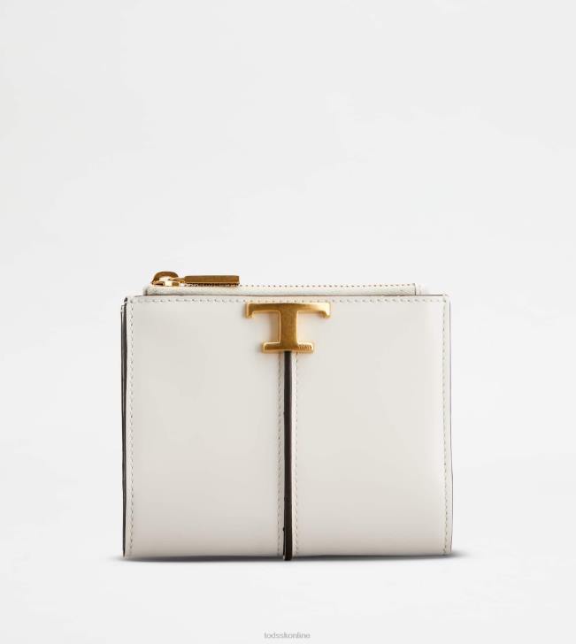 Tod's 8NXV473 biely ženy t nadčasová peňaženka v koži