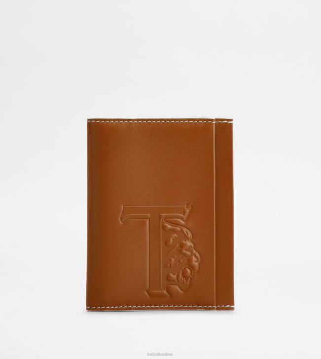 Tod's 8NXV484 hnedá ženy peňaženka v koži