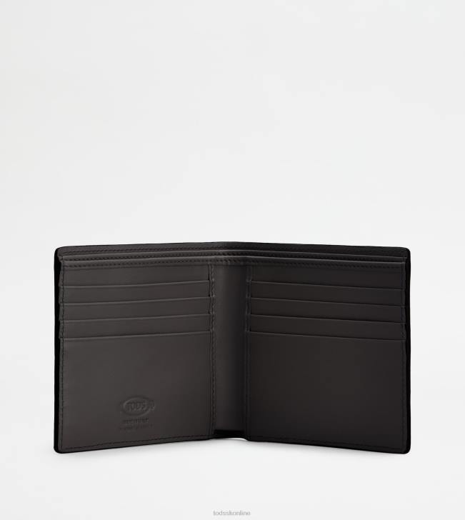 Tod\'s 8NXV489 čierna ženy peňaženka v koži