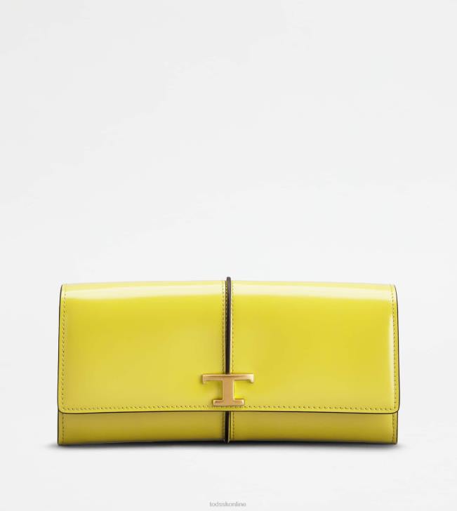 Tod's 8NXV492 žltá ženy t nadčasová peňaženka v koži