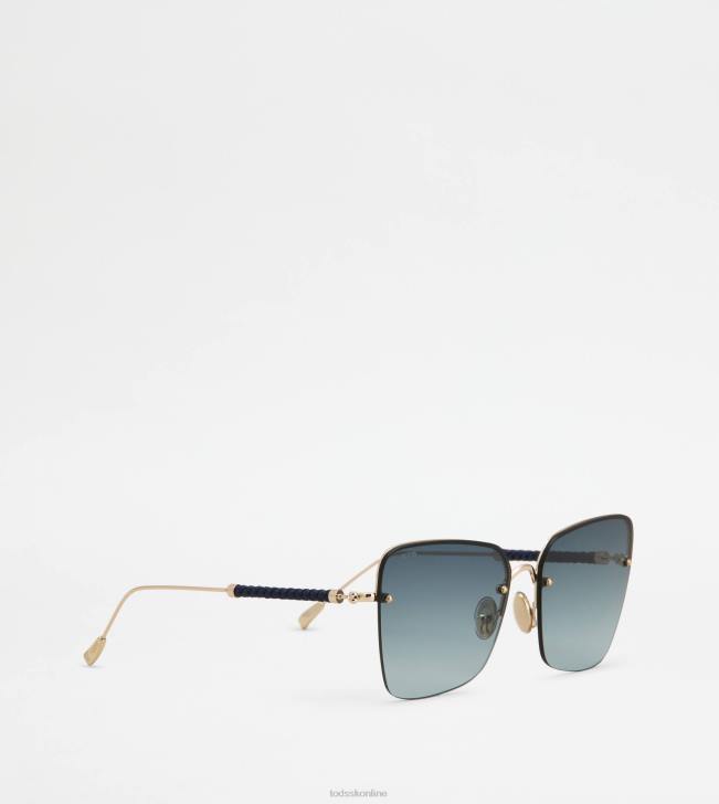 Tod\'s 8NXV540 zlato ženy motýľové slnečné okuliare