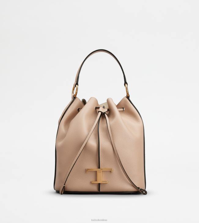Tod's 8NXV435 Ružová ženy t nadčasová malá taška z kože