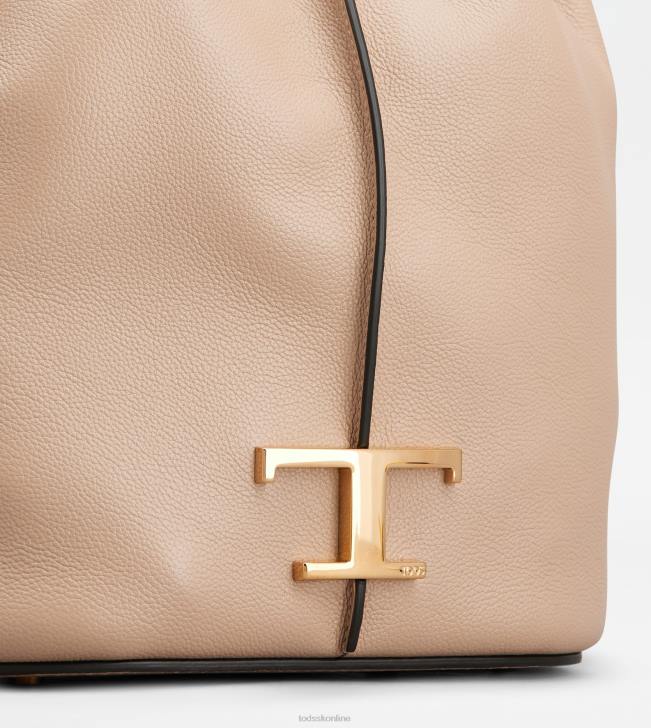 Tod\'s 8NXV435 Ružová ženy t nadčasová malá taška z kože