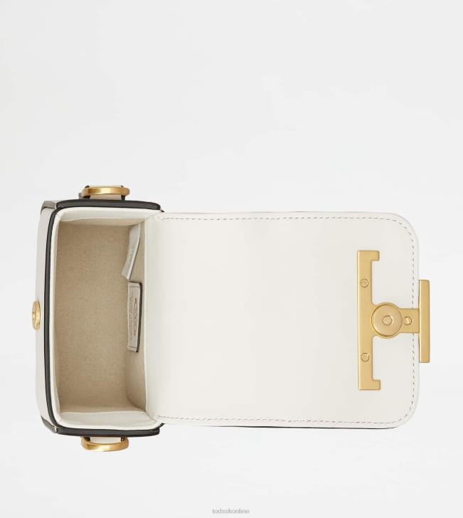 Tod\'s 8NXV451 biely ženy t nadčasová crossbody kabelka z mikro kože