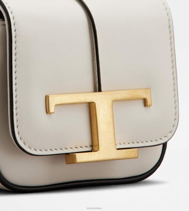 Tod\'s 8NXV451 biely ženy t nadčasová crossbody kabelka z mikro kože