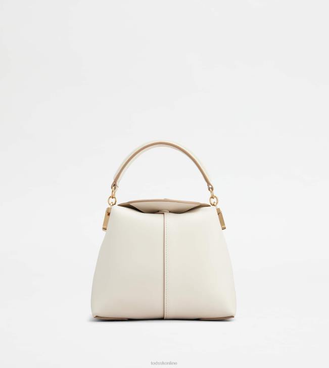 Tod's 8NXV347 biely ženy Tote messenger bag t puzdro v koženom mikro