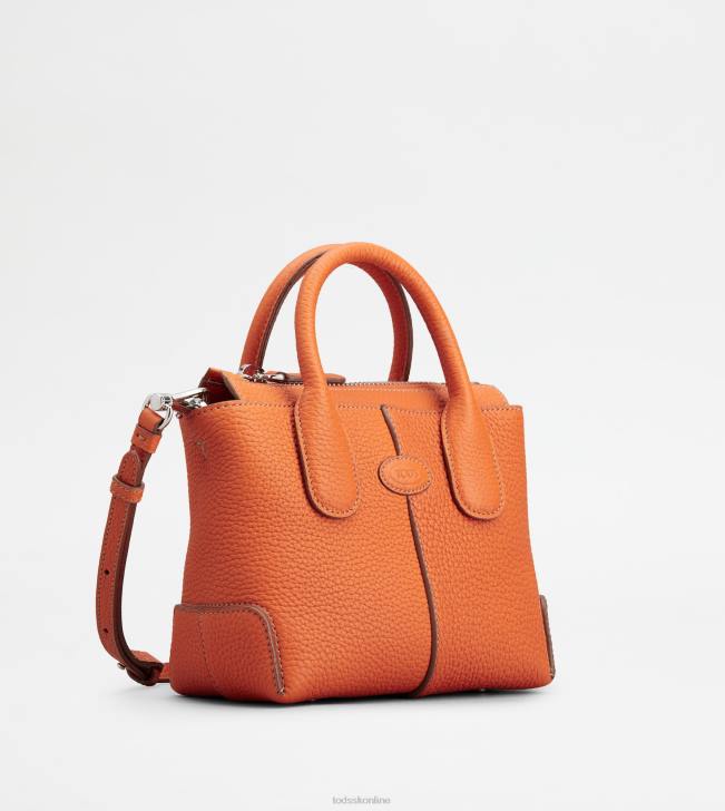 Tod\'s 8NXV358 oranžová ženy taška v koženej mini taške
