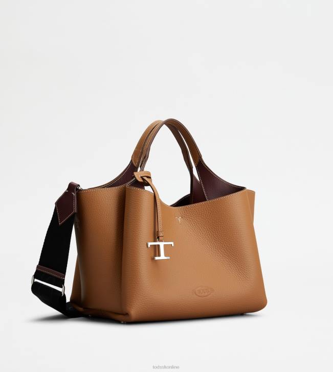 Tod\'s 8NXV362 hnedá ženy kožená mini kabelka