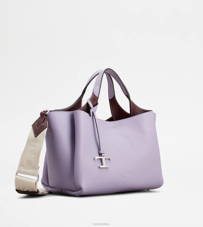 Tod\'s 8NXV372 fialový ženy kožená mini kabelka