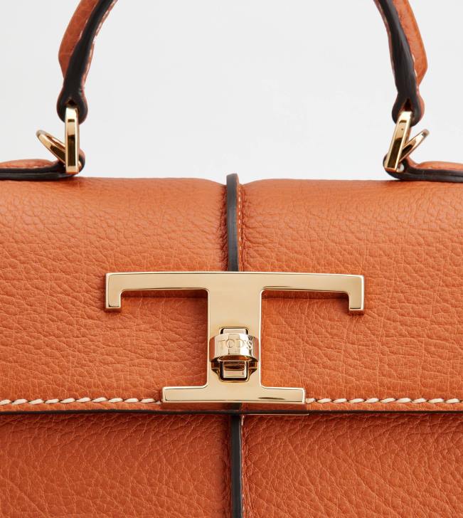 Tod\'s 8NXV376 oranžová ženy t nadčasová kabelka v koženej mini