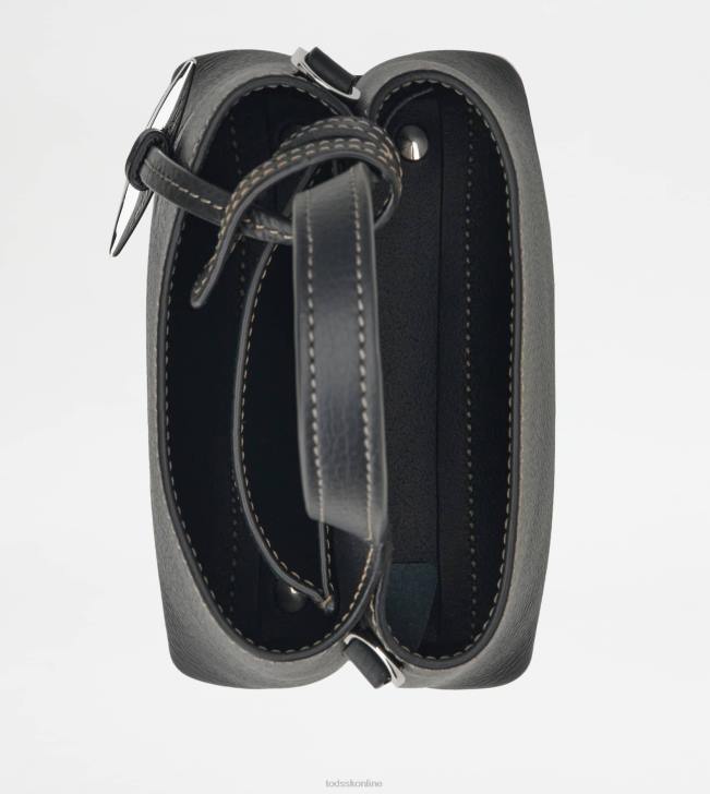 Tod\'s 8NXV457 čierna ženy mikro taška z kože