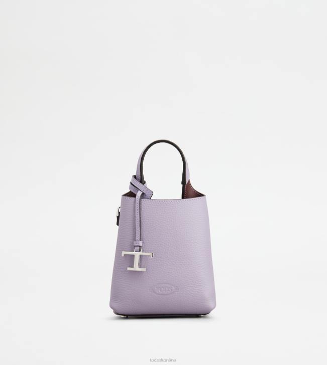 Tod's 8NXV458 fialový ženy mikro taška z kože