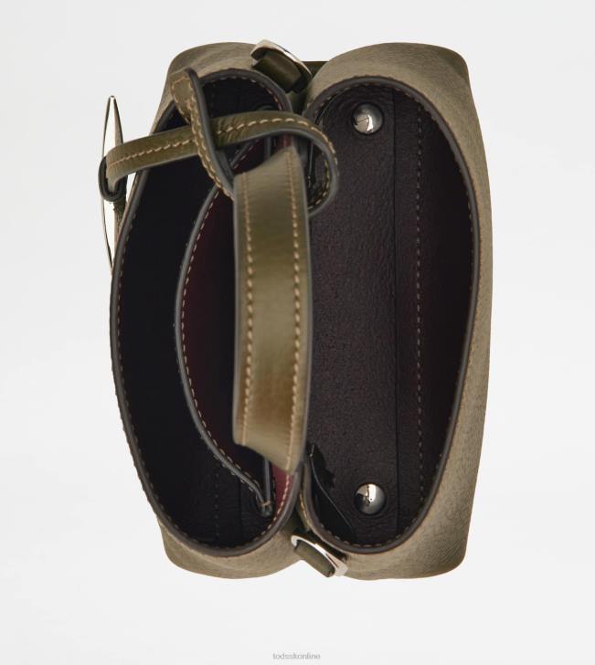 Tod\'s 8NXV459 zelená ženy mikro taška z kože
