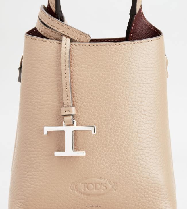 Tod\'s 8NXV460 off white ženy mikro taška z kože